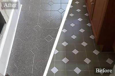 Floor tile & wall tile refinishing in Raleigh & Charlotte