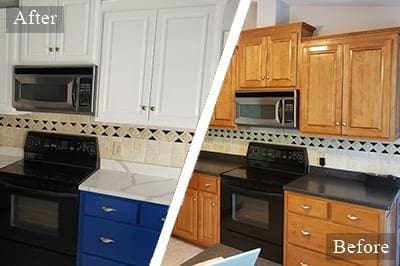 kitchen refinishing in Wake Forest NC